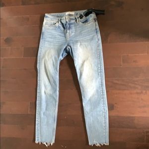 Zara light washed jeans